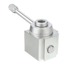 Machifit Upgraded Silver Quick Change Post Holder Set Boring Bar Turning Tool Holder For CNC Mini Lathe