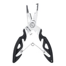 Stainless Steel Fishing Pliers Grip Fish LIp Gripper Fishing Tackle Fishing Tools w/ Sheath Lanyard Holder
