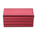 Red Extruded Aluminum Project Box Electronic Enclosure Case DIY Heat Dissipating Tools 50*25*25mm