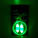 1 Pair LED Light Bestselling 80CM Flash Luminous Fashionable Glass Fiber Cool Design Shoelaces
