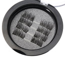 8Pcs/2 Pairs Dual Magnetic 3D False Eyelashes Long Natural Eyelashes Extension