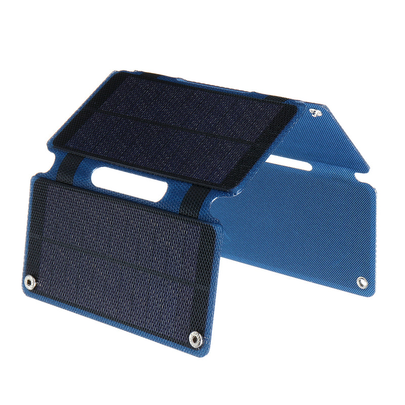 18W USB ETFE Sunpower Foldable Solar Panel Outdoor Camping Power Bank Charger