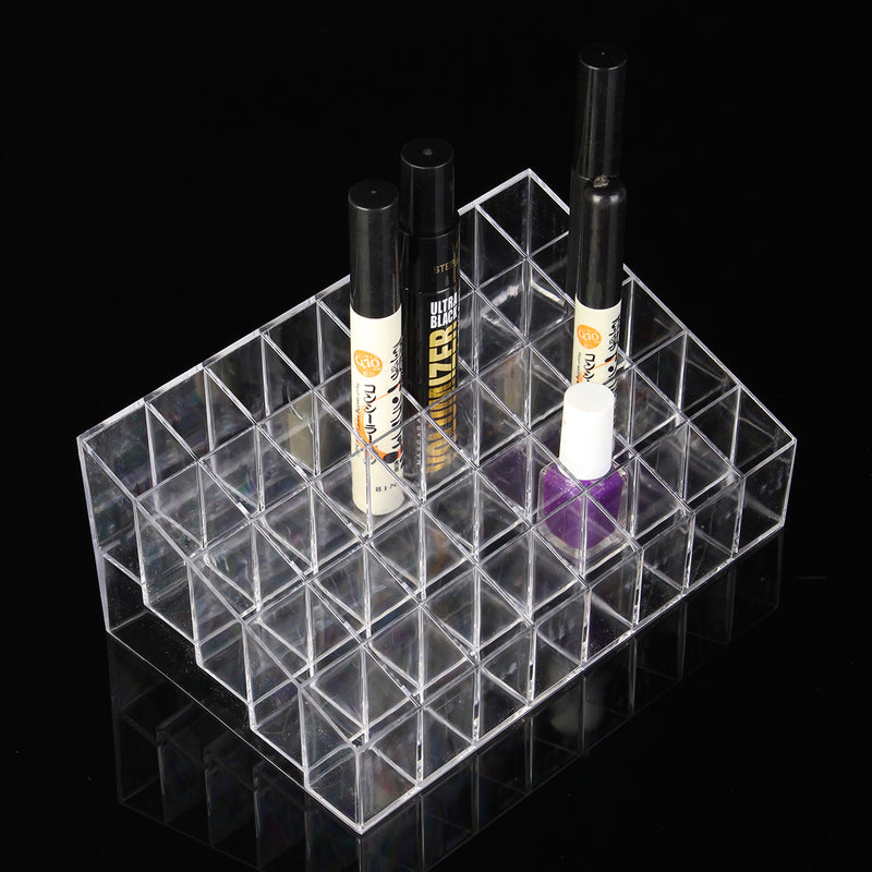 40 Clear Acrylic Lipstick Holder Stand Display Cosmetic Makeup Case Acrylic Cosmetic Organizer