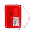 Portable FM 70-108MHZ Radio Digital Display Power off Memory TF Card Speaker MP3 Player