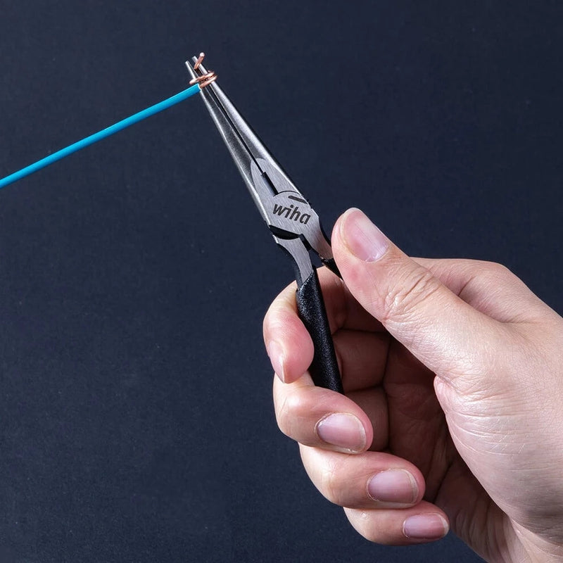 Wiha Long Nose Pliers 6inch Needle Nose Pliers Wire Cutter Non-slip High Carbon Steel Spring Open Cross Twill Home DIY Repair Hand Tool from Xiaomi Youpin