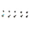 540pcs Micro-Momentary Tactile Push Button Switch Tactile Push Button Switch Micro-Momentary Tact Assortment Kit