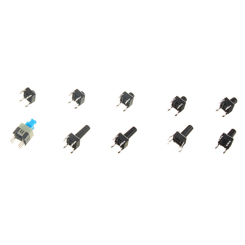 540pcs Micro-Momentary Tactile Push Button Switch Tactile Push Button Switch Micro-Momentary Tact Assortment Kit