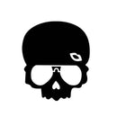 Skull Car Sticker Skeleton Demon Reflective Motorcycle Wind Shield Decal 14*14cm