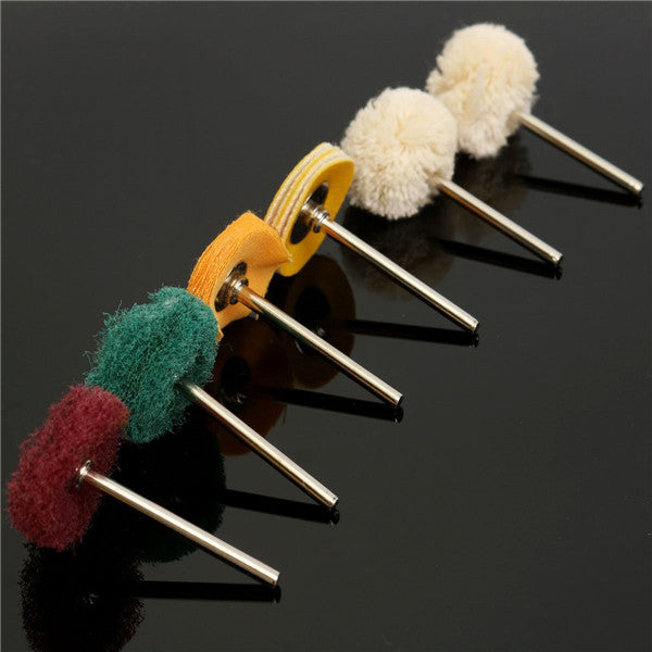 6pcs Polisher Buffer Wheel Polishing Buffing Pad Kit for Rotary Tool