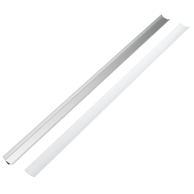 LUSTREON 45CM U/V/YW Style Aluminum Channel Holder For LED Rigid Strip Light Bar Cabinet Lamp