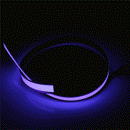 1M Electroluminescent Tape EL Wire Glowing LED Rope Flat Strip Light with AA Battery Box 3V