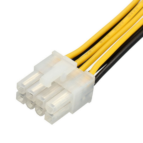 P4 Motherboard 8 Pins Built-in Power Plug to 4 Pins HDD Power Adapter Cable Lead Wire For PC