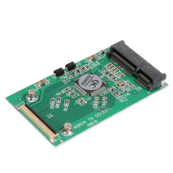mSATA PCI-E SSD To 40Pin ZIF CE Cable Adapter Converter Card