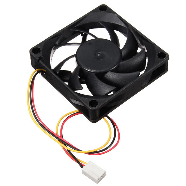 12V Internal Desktop Computer CPU Case Cooling Cooler Master Silent Fan 7cm