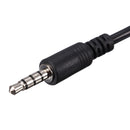 3.5mm Male Audio AUX Jack to USB 2.0 Type A Female Converter Adapter Cable for Car
