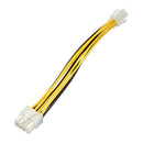 P4 Motherboard 8 Pins Built-in Power Plug to 4 Pins HDD Power Adapter Cable Lead Wire For PC