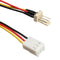 3 Pins Built-in Fan Extension Cord Power Adapter Cable Lead Wire For PC