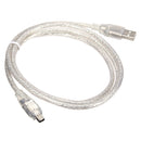 1.2M 4FT High Speed USB 2.0 Male to 4 Pin IEEE 1394 Cable Lead Extension Adapter Converter