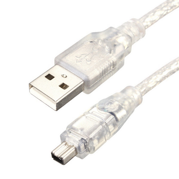 1.2M 4FT High Speed USB 2.0 Male to 4 Pin IEEE 1394 Cable Lead Extension Adapter Converter