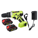 Raitool 48VF Cordless Electric Impact Drill 2 Speed Power Screwdriver W/ 1 or 2 Li-ion Battery