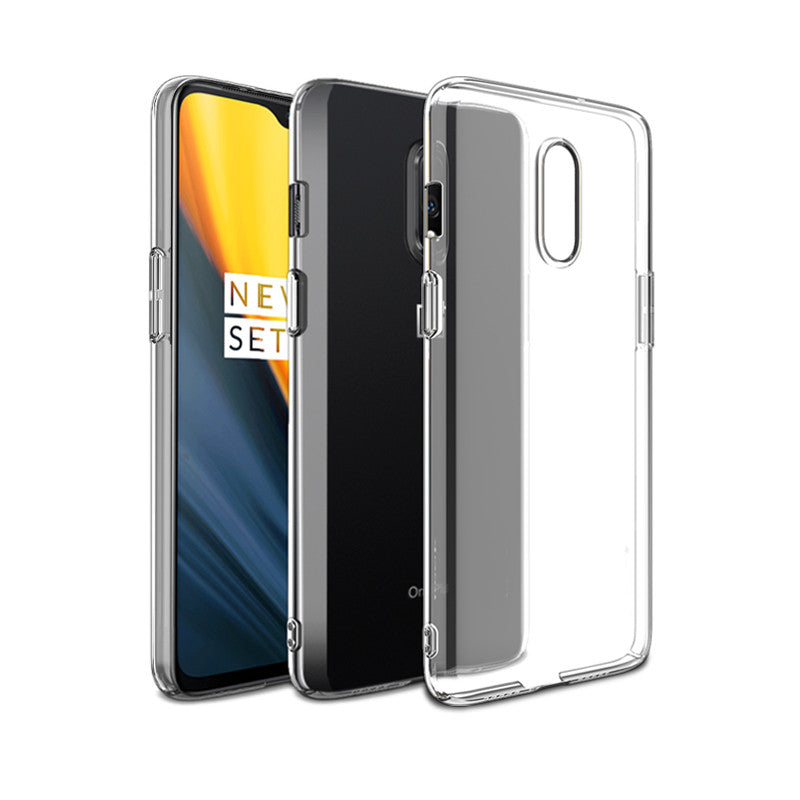 Bakeey Ultra-thin Transparent Shockproof Hard PC Protective Case For OnePlus 7