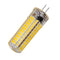 G4 6W Warm White/Pure White 5730 SMD 80LED Silicone Dimmable LED Bulb AC110V/220V