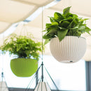 Gardening Rattan Waven Hanging Flower Chain Basket Pot Plant Holder Home Balcony Decorations