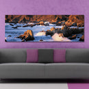 DYC 10450 Single Spray Oil Paintings Photography Mountain River WallArt For Home Decoration