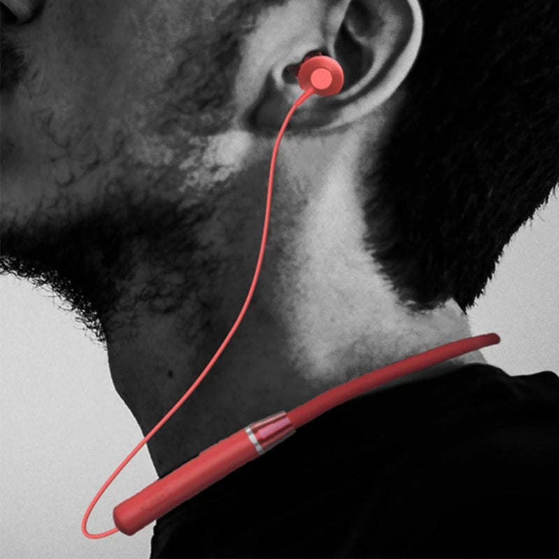 Lenovo bluetooth Magnetic Neckband Headphones IPX5 Waterproof Wireless Sport Earphone Noise Cancelling Headset with Mic