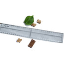 NINE SEA 30cm Patchwork Ruler Aligned Cutting Metallic Edge Ruler