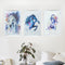 Watercolour Fairy Horse Picture Canvas Unframed Paintings Abstract Wall Art Decor