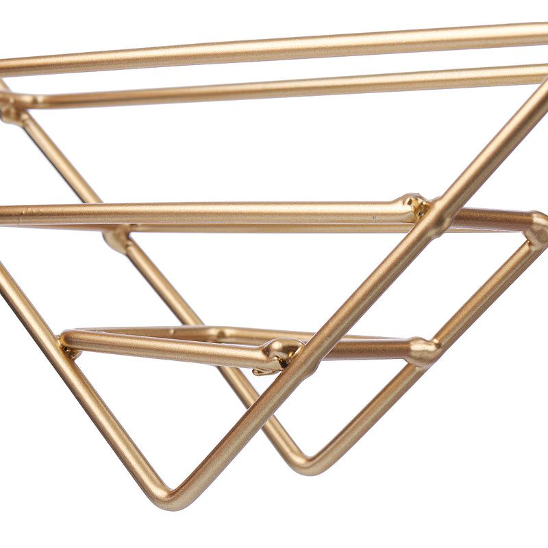 Iron Wall Bookshelf Holder Rack Organizer Craft Magazine Storage Home Decoration