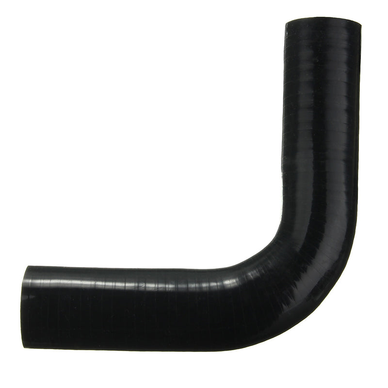 90 Degree Black Silicone Tube 150mm Length Silicone Vacuum Hose Tubing Turbo Coolant Tube