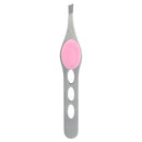 Y.F.M Stainless Steel Eyebrow Clip Tweezers Ingrown Hair Beard Picker Eyelashes Eyelids Sticker