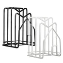 Black/White LP Vinyl Iron Storage File Rack Stand Holder Kitchen Storage Rack for 7"/12" LP