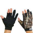 Anti Slip Outdoor Fishing Gloves 3 Fingers 5 Fingers Gloves For Men Against