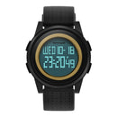 SANDA 337 Digital Watch LED Waterproof PU Leather Sports Student Watch