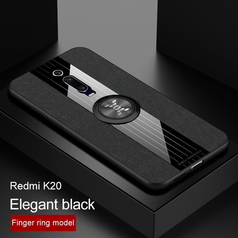 Bakeey Armor Shockproof Magnetic Ring Stand Cloth Protective Case For Xiaomi Mi 9T / Mi9T PRO /  Xiaomi Redmi K20 / Redmi K20 Pro