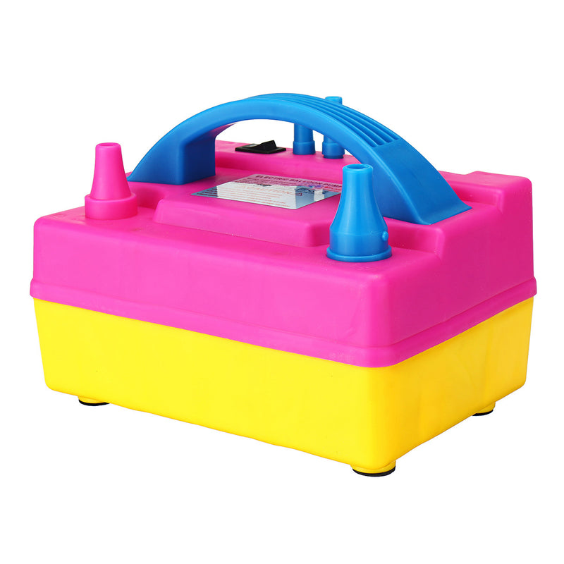 600w Power Electric Dual Nozzle Balloon Air Pump Portable Inflator Blower