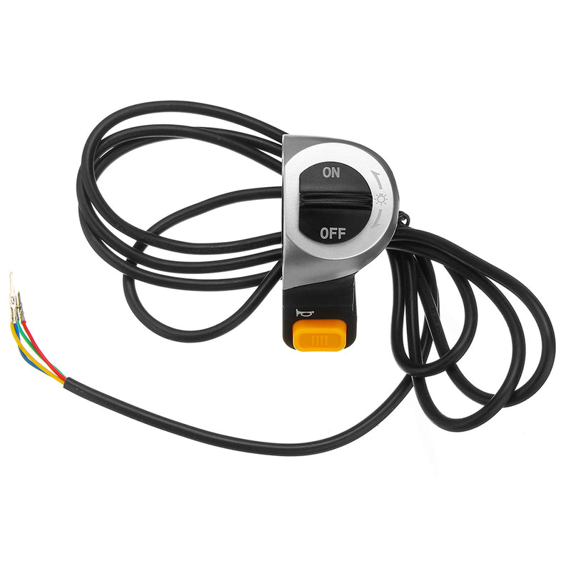 Wuxing Motorcycle Ebike Electric Scooter Handle Switch With Light ON-OFF Button Horn Button