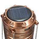 Outdoor Rechargeable Solar Panel Camping Lantern LED Tent Hanging Light