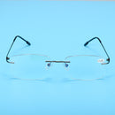 Half Metal Rim Multi Focus Progressive Reading Glasses