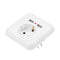 Excellway 250V 2.4A Dual USB Ports Wall Socket Switch Charger EU Plug Mount Power Adapter Outlet Panel