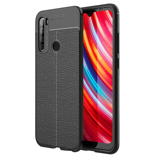 Bakeey Litchi Pattern Shockproof PU Leather TPU Soft Protective Case for Xiaomi Redmi Note 8T