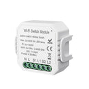 MoesHouse 2 Gang 2 Way WIFI Smart Light Switch Diy Breaker Module Smart Life/Tuya APP Remote Control Working with Alexa Echo Google Home