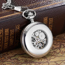 OUYAWEI P01 Mechanical Pocket Watchl Vintage Hand Watch Retro Pendant Pocket Watch