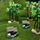 Villa Bonsai Garden Decorations Resin Crafts House Micro Landscape Fairy Garden for Home Garden Decoration