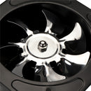 40W 6'' Exhaust Fan 6'' Exhauster Muffler Wall Mounted Low Noise Air Vent Ventilation