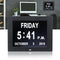 8 Inch LED Dementia Digital Calendar Day Clock Extra Large Screen Alarm Clock
