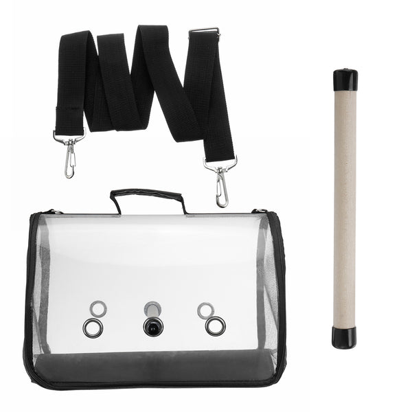 Transparent Handbag Travel Backpack Bird Carrier Cage Nest Pet Parrot Breathable